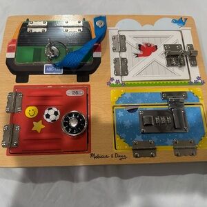 Melissa & Doug Lock & Latch Board